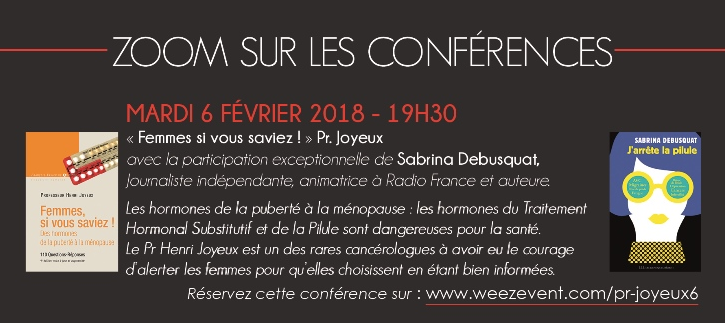 Conf érence sabrina debusquat pilule