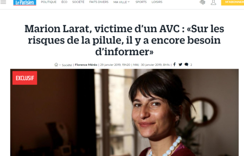 Marion Larat pilule adaptation livre film téléfilm